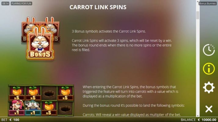 Carrot Link Spins