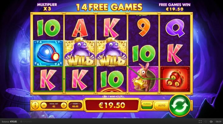 Free Spins Game Board