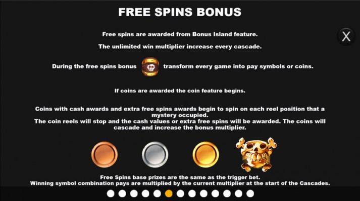 Bonus Island :: Free Spin Feature Rules