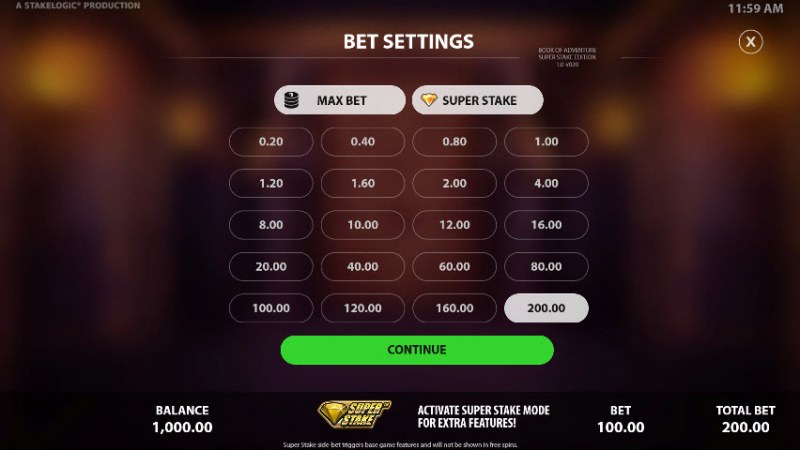 Available Betting Options