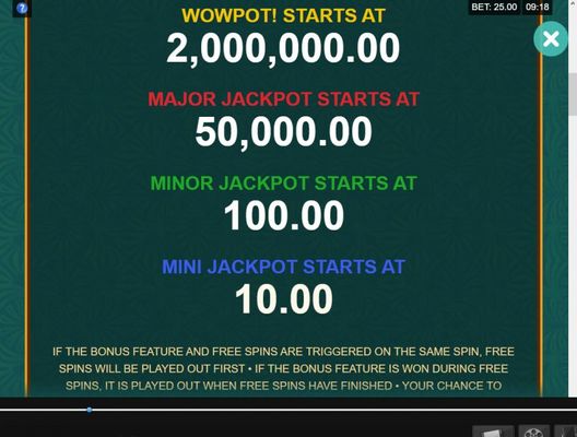 Jackpot Rules