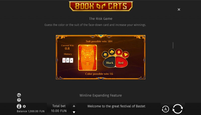 Book of Cats :: Gamble feature