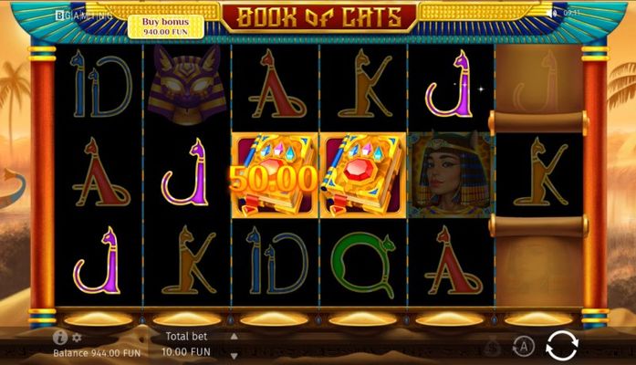 Book of Cats :: A five of a kind win