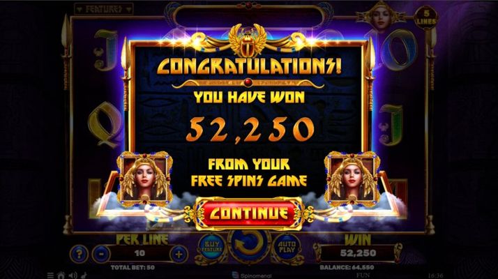 Total Free Spins Payout