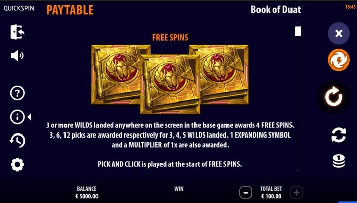 Free Spin Feature Rules