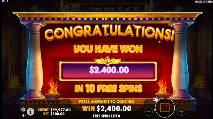 Total Free Spins Payout