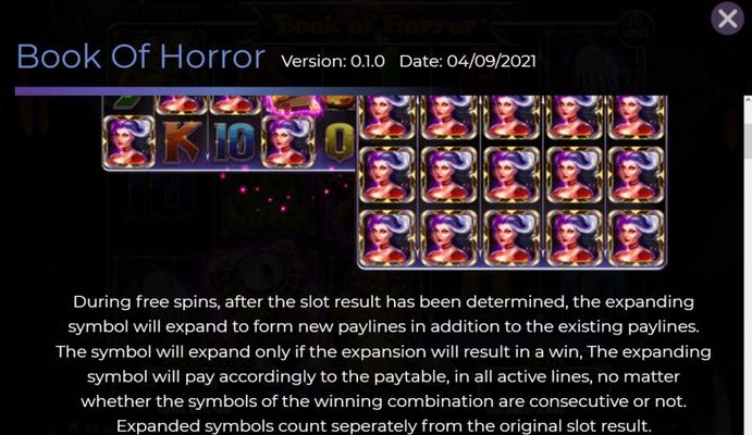 Book of Horror :: Free Spins
