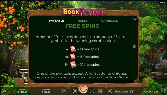 Free Spin Feature Rules