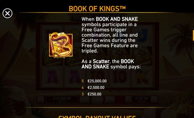 Book of Kings :: Wild and Scatter Rules