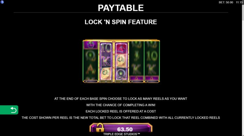 Lock and Spin Feature