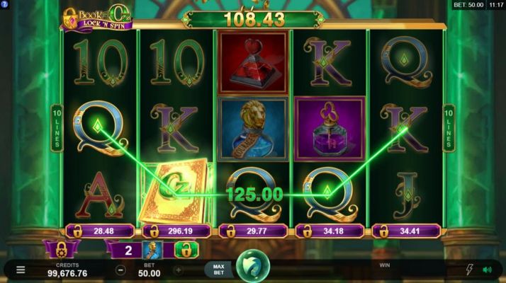 Book of Oz Lock 'N Spin :: Four of a kind