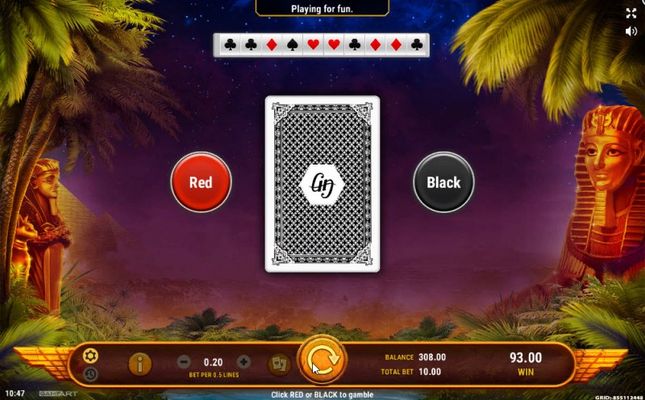 Black or Red Gamble Feature