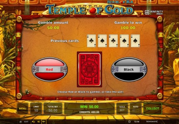 Black or Red Gamble Feature