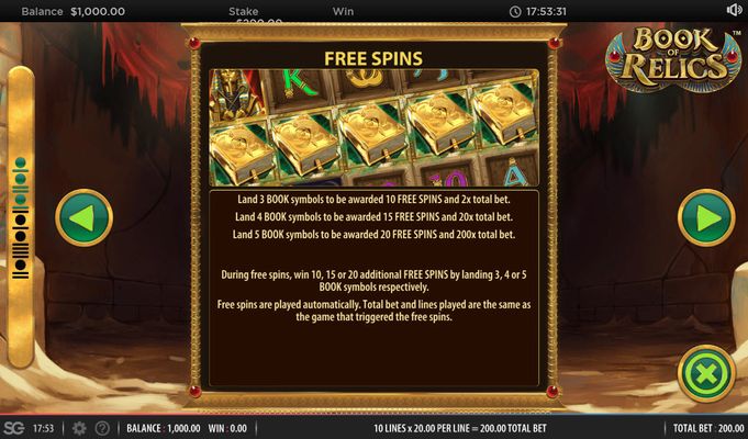 Free Spins Rules