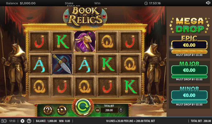 Book of Relics :: Main Game Board
