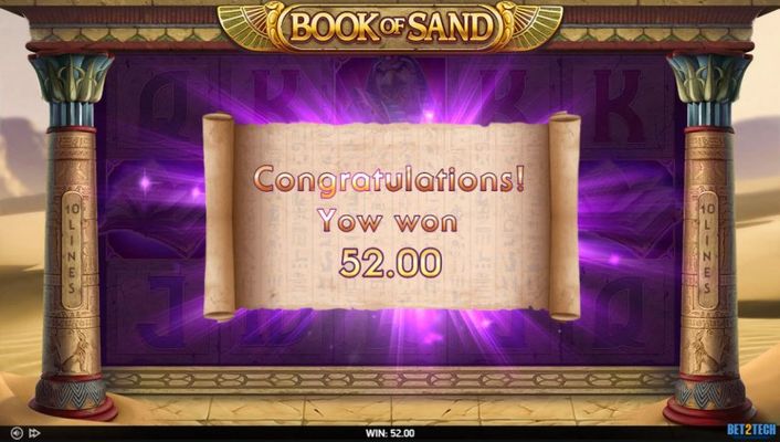 Book of Sand :: Total Free Spins Payout