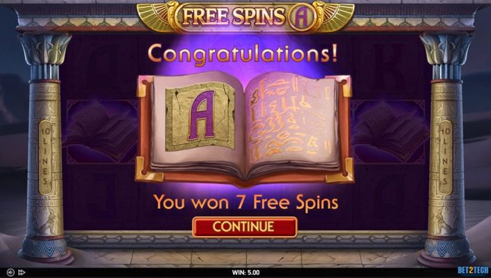 Book of Sand :: A random symbol is selected prior to free spins play