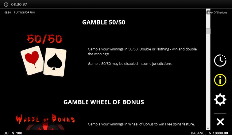 Gamble Feature Rules