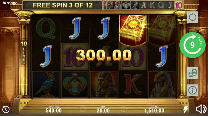 Book of Sun Multi Chance :: A five of a kind win