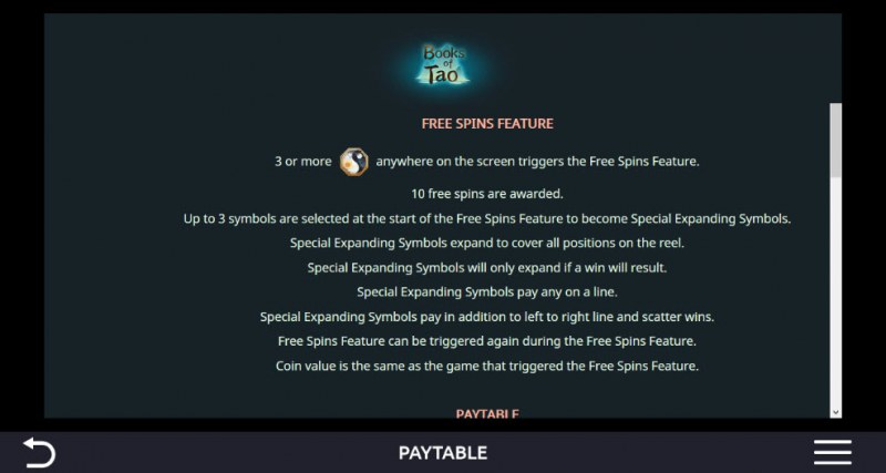 Free Spins Rules