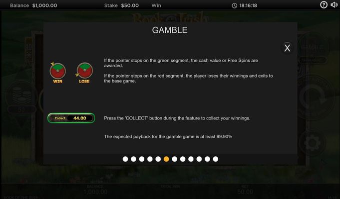 Book of the Irish :: Gamble Feature Rules