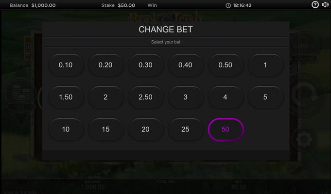 Available Betting Options