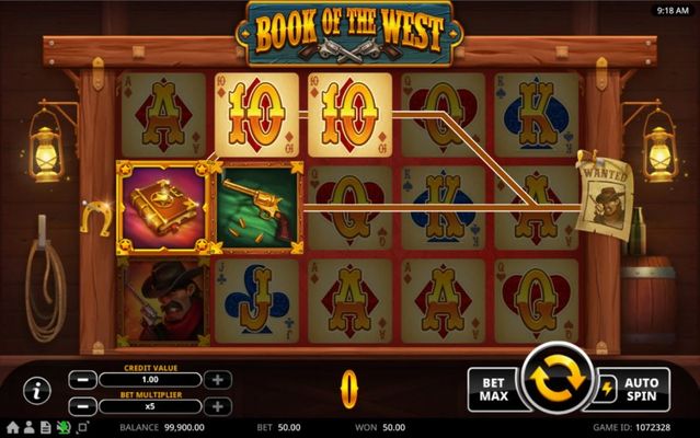 Book of the West :: A pair of winning paylines