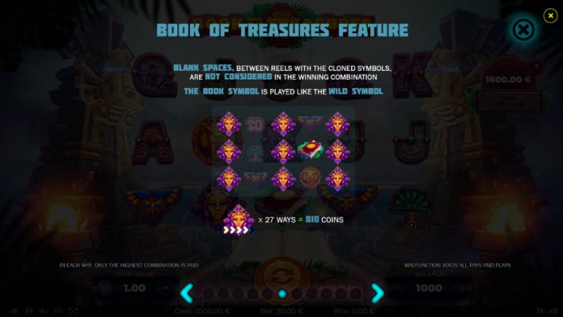 Book of Treasures :: Feature Rules