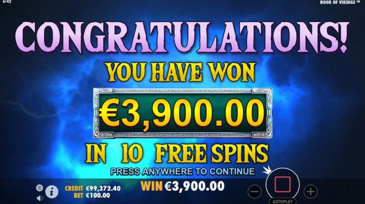 Total Free Spins Payout