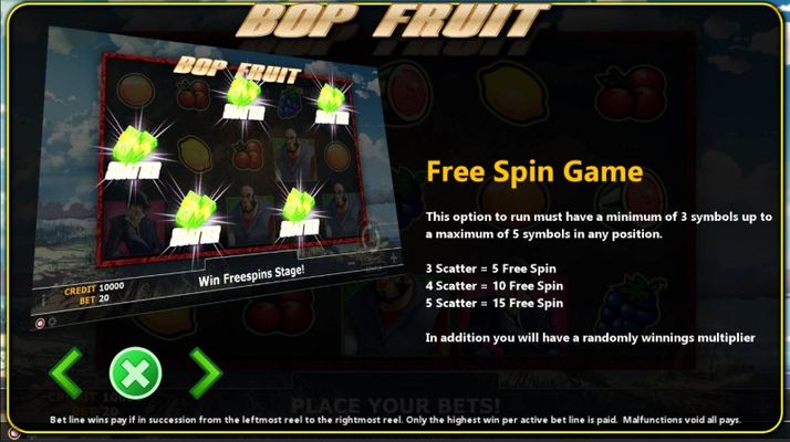 Free Spins Rules