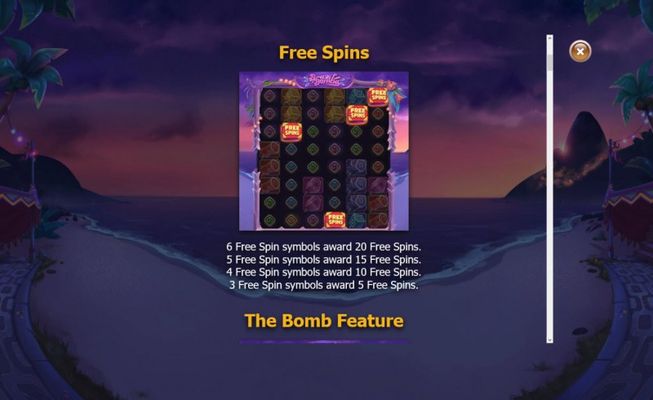 Brazil Bomba :: Free Spins Rules