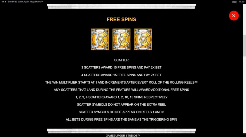 Free Spin Feature Rules