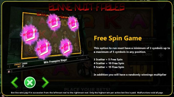 Free Spins Rules