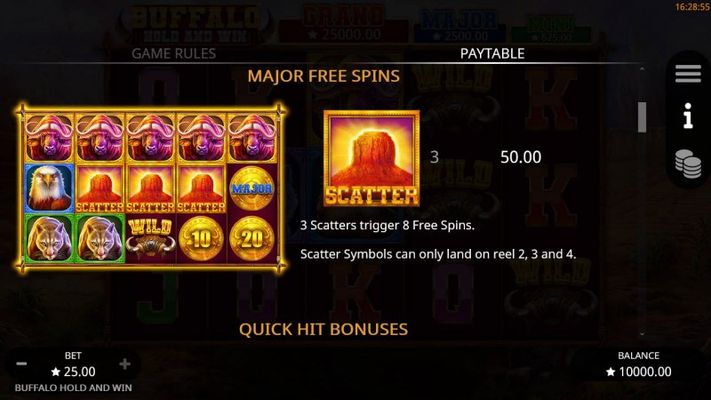 Free Spin Feature Rules