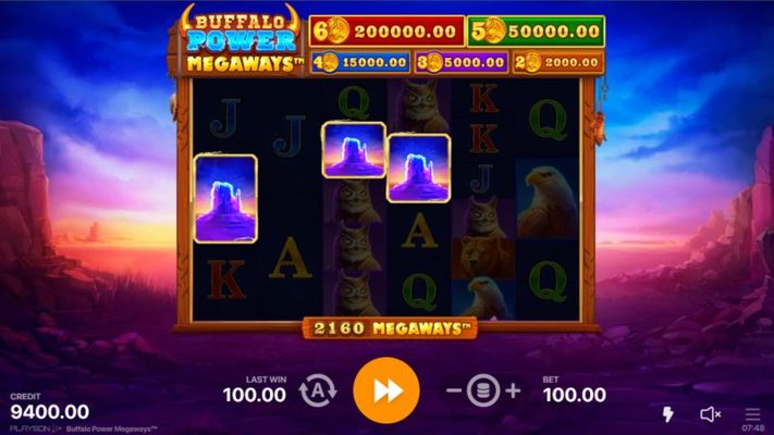 Scatter symbols triggers the free spins bonus feature