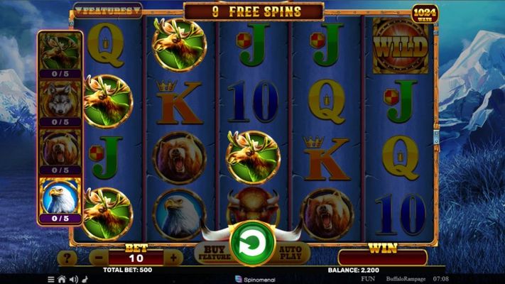 Free Spins Game Board