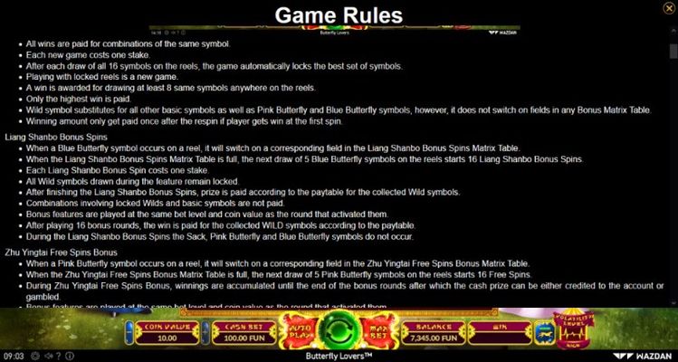 General Game Rules