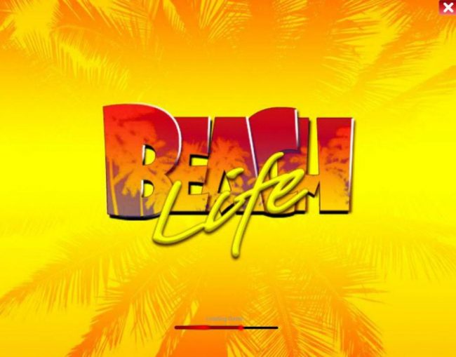 Splash screen - game loading - Tropical Beach Theme