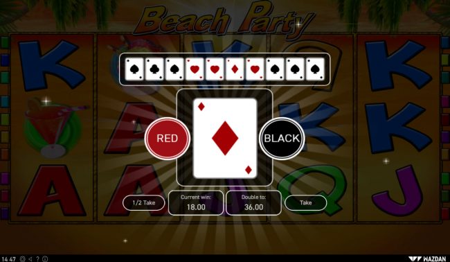 Red or Black Gamble feature