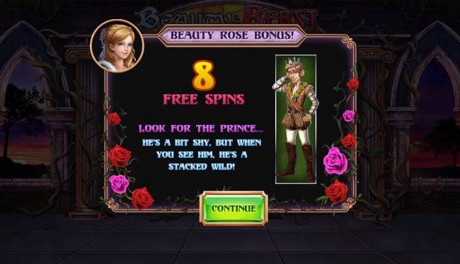 8 Free Spins Awarded