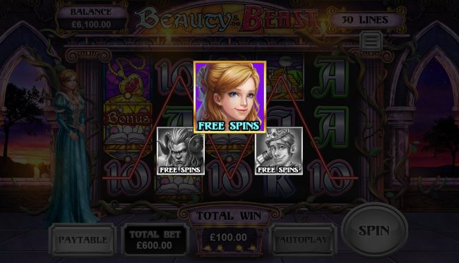Beauty Free Spins selected