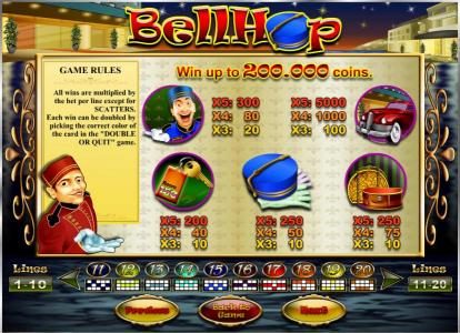 slot game symbols paytable