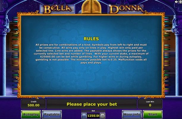 General Game Rules