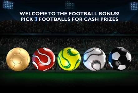 Pick 3 footballs for cash prizes