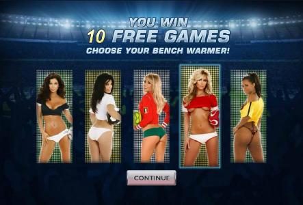 choose a bench warmer for your 10 free games