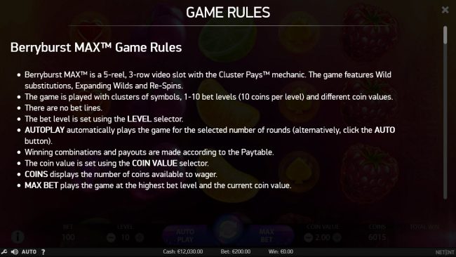 General Game Rules