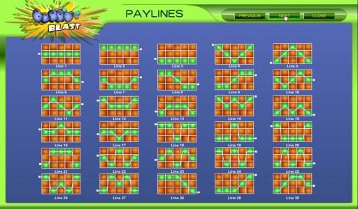 30 payline diagrams
