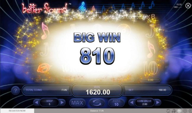 A 810 coin big win!