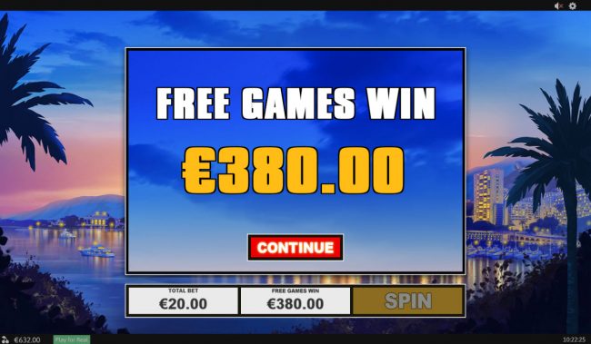 Total Free Spins Payout