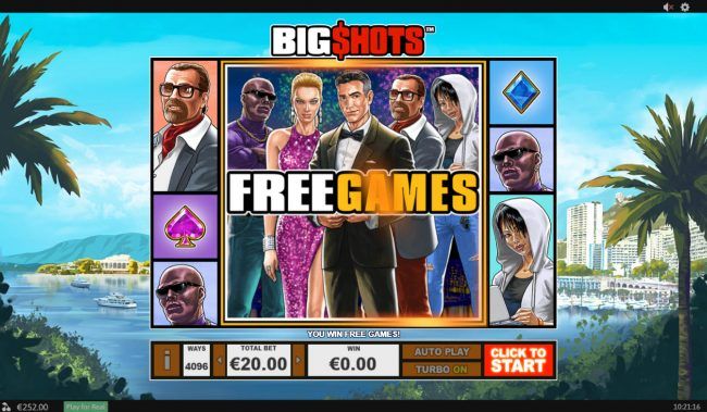 Scatter win triggers the free spins feature